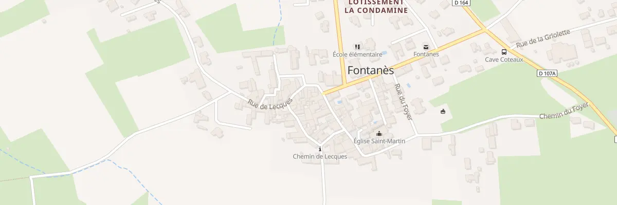 Plan du 5037 Pl du Temple à Fontanès