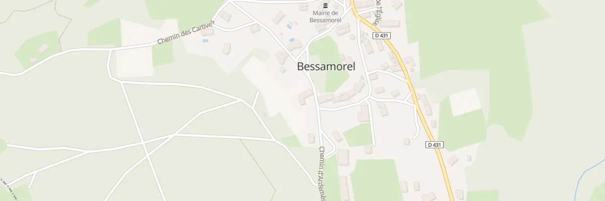 Plan du 150 Che d’Ardemès à Bessamorel