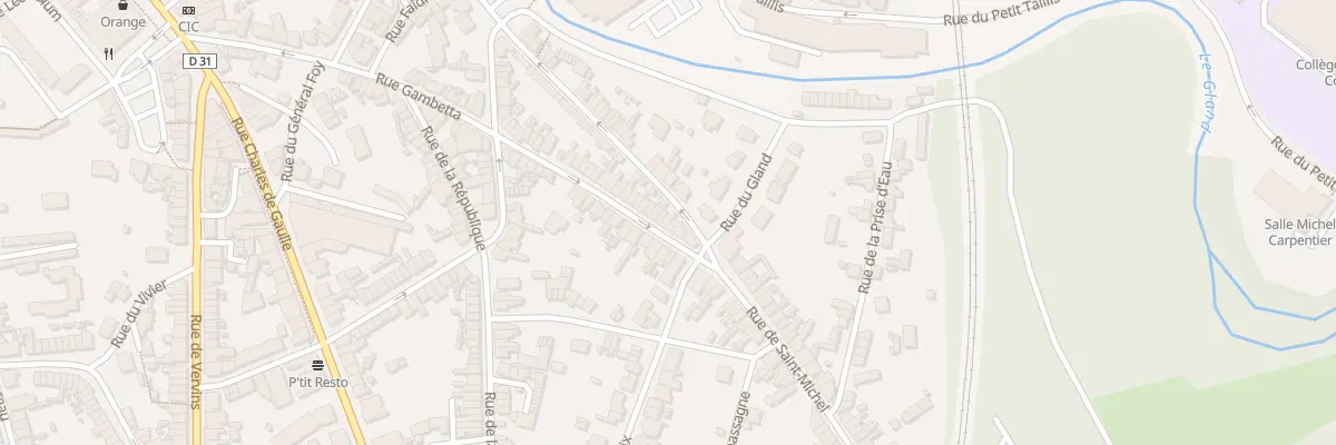 Plan du 105 Rue Gambetta à Hirson