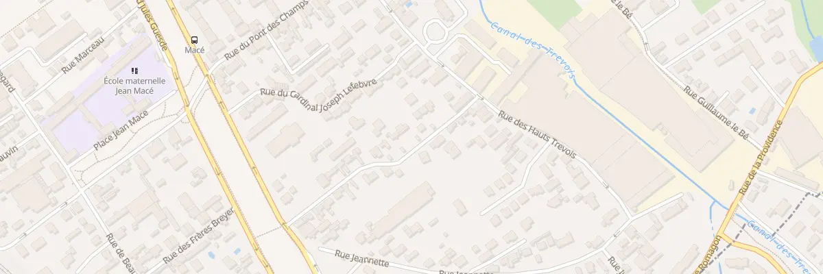 Plan du 21 Pas Suguenot à Troyes
