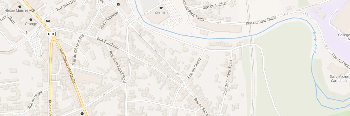 Plan du 49 Rue de Saint Michel à Hirson