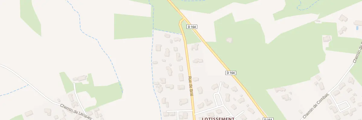 Plan du 5200 Rue de Brie à Fontanès