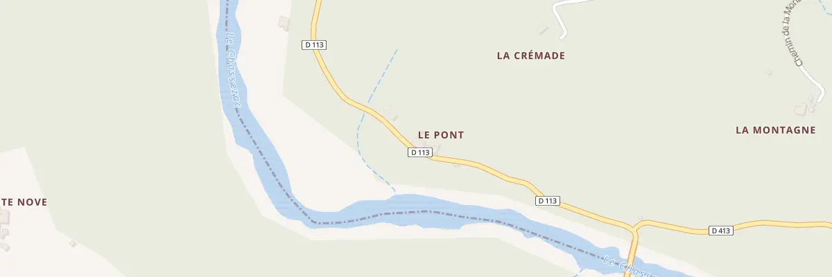 Plan du 280 Rte de Malarce aux Salelles