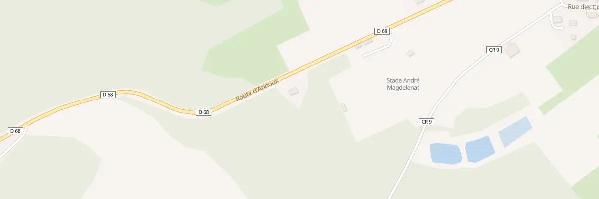 Plan du 15 Rte d’Annoux à Châtel-Gérard