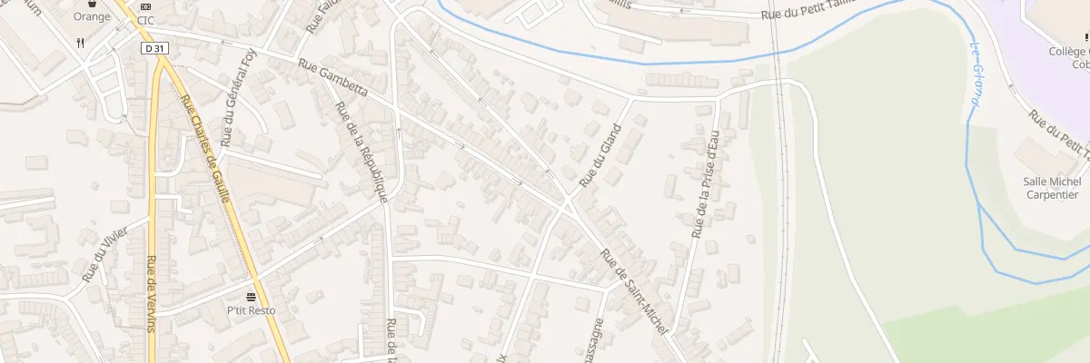 Plan du 107 Rue Gambetta à Hirson