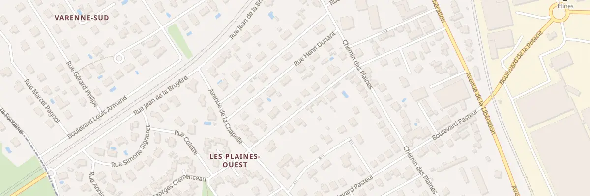 Plan du 20 Rue Georges Clémenceau au Coteau