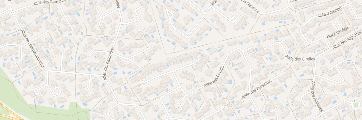 Plan du 33 All des Courlis à La Grande-Motte