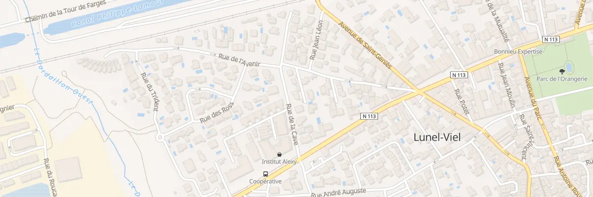 Plan du 94 Rue de la Cave à Lunel-Viel