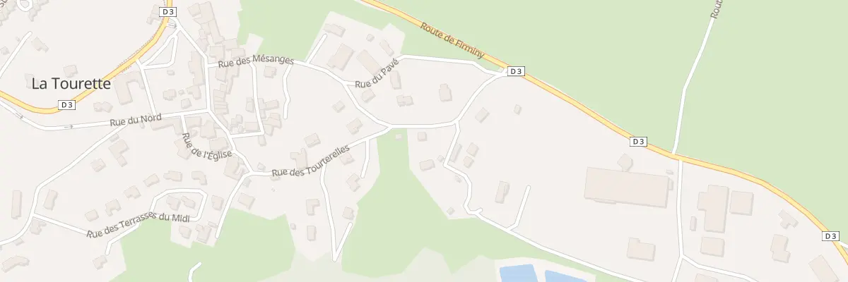 Plan du 14 Rue des Mésanges à La Tourette