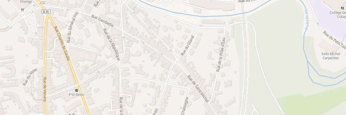 Plan du 111 Rue Gambetta à Hirson