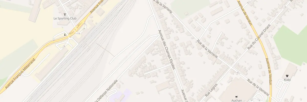 Plan du 3 Rue La Defense Nationale à Hirson
