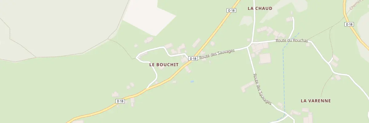 Plan du 5184 Le Bouchit à Queyrières