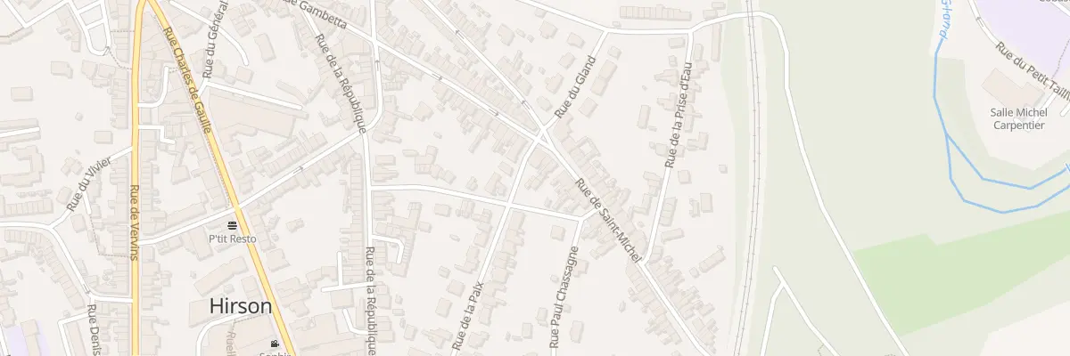 Plan du 20B Rue de Saint Michel à Hirson