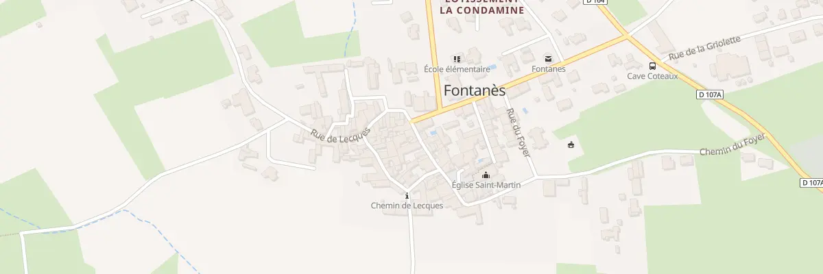 Plan du 5091 Rue de l’Église à Fontanès