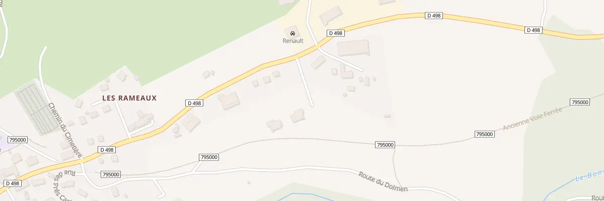 Plan du 621 Rte de Saint-Marcellin à Luriecq