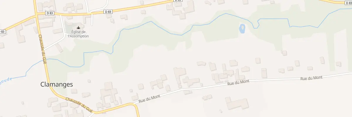 Plan du 21 Rue du Mont à Clamanges
