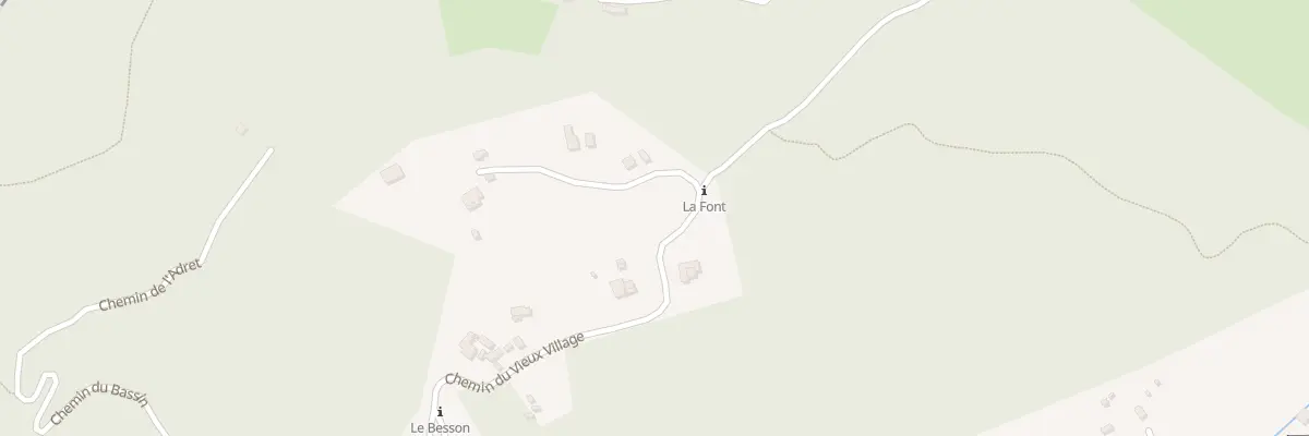 Plan du 5062 Font et Merliere à Robiac-Rochessadoule