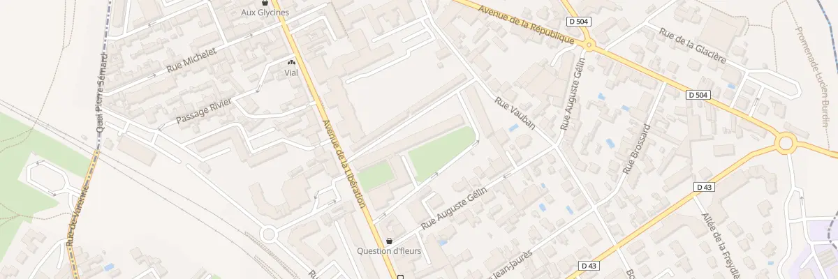 Plan du 4 Sq President Kennedy au Coteau