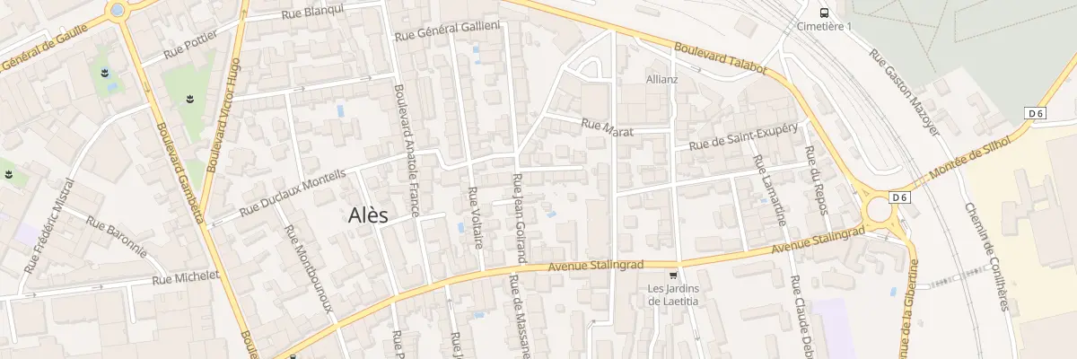 Plan du 4 Imp Arnavieille à Alès