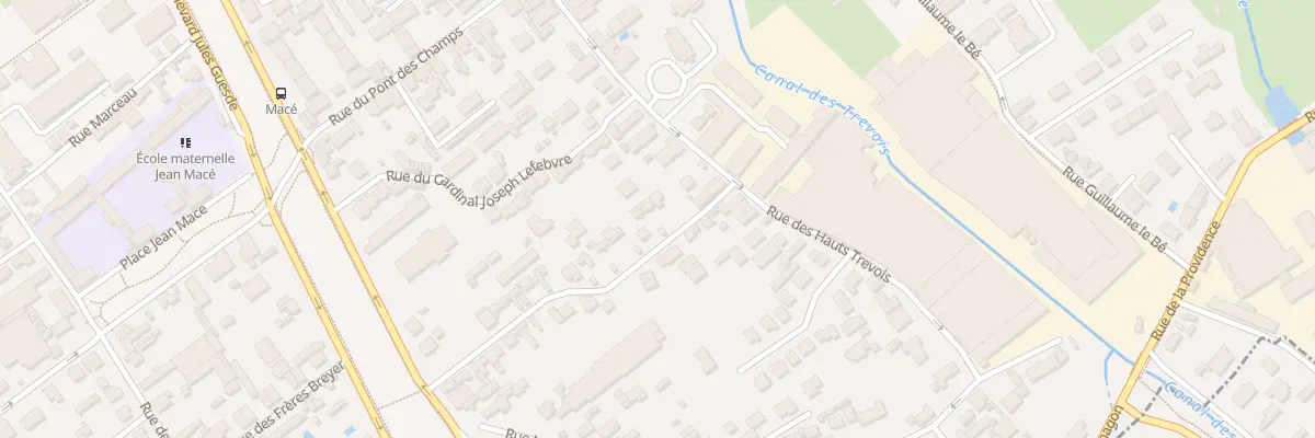 Plan du 25 Pas Suguenot à Troyes