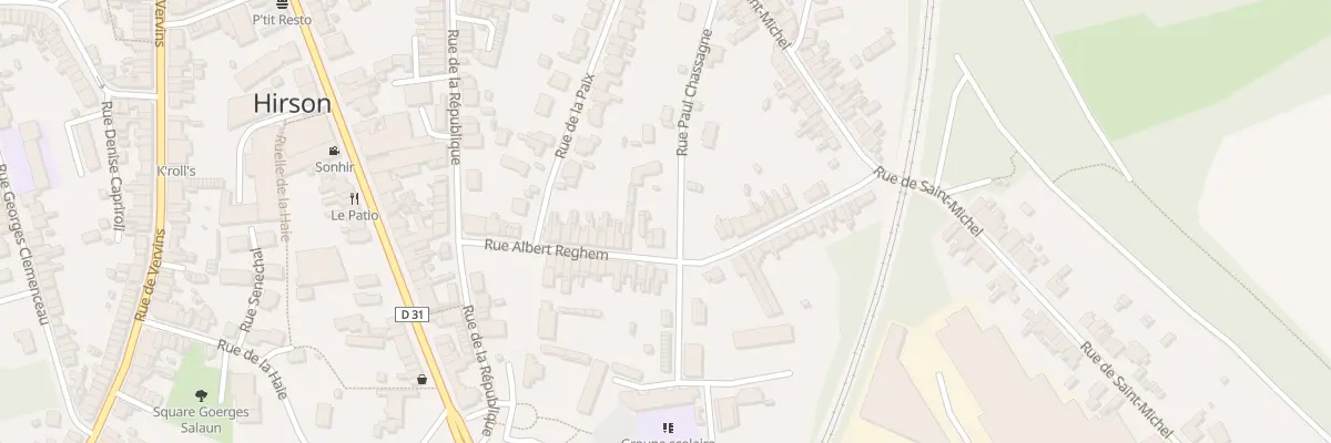 Plan du 37 Rue Albert Reghem à Hirson