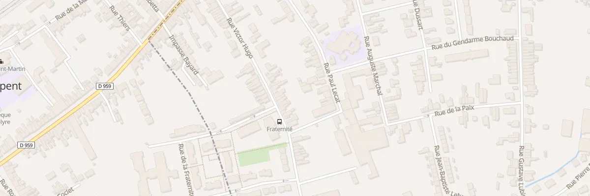 Plan du 236 Rue Victor Hugo à Jeumont