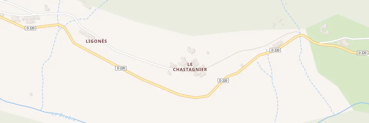 Plan du 5110B Chastagnier à Sablières