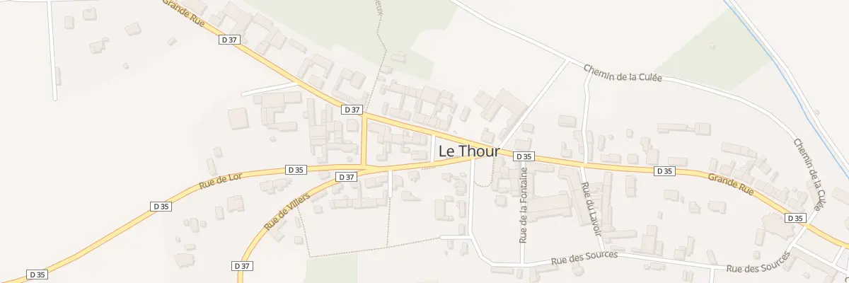 Plan du 5078B Le Thour Haut au Thour