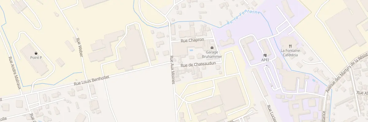 Plan du 1 Rue de Chateaudun à Troyes