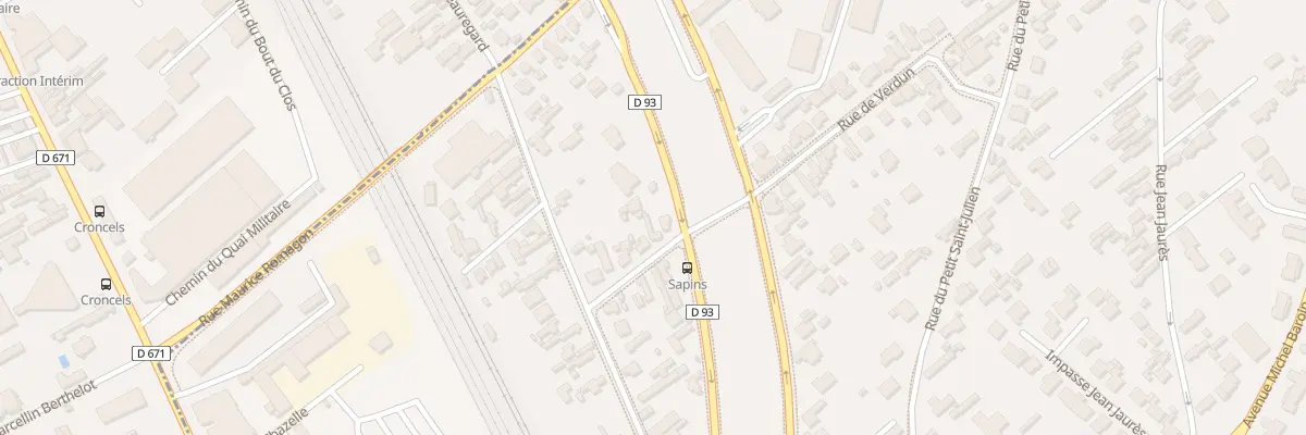 Plan du 9 Rue du General Leclerc à Saint-Julien-les-Villas