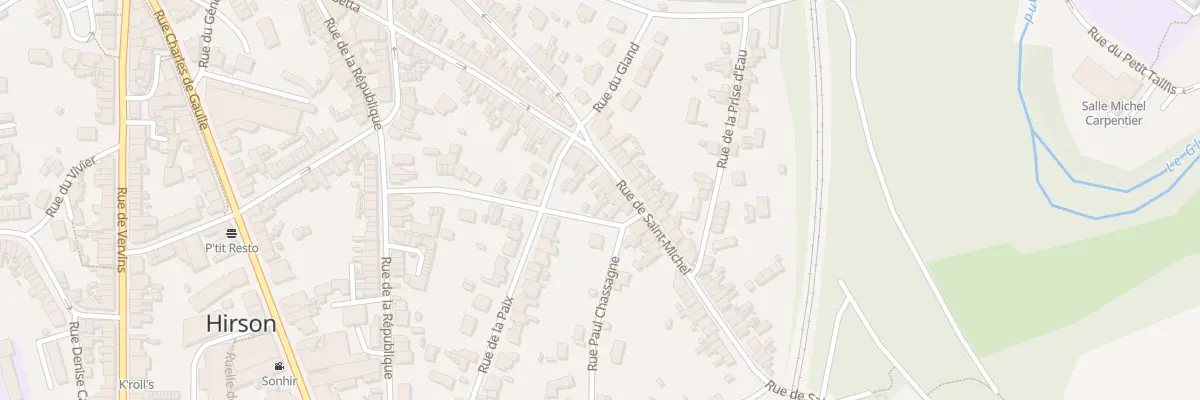 Plan du 26B Rue de Saint Michel à Hirson