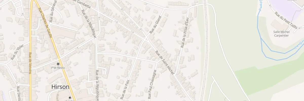 Plan du 26 Rue de Saint Michel à Hirson