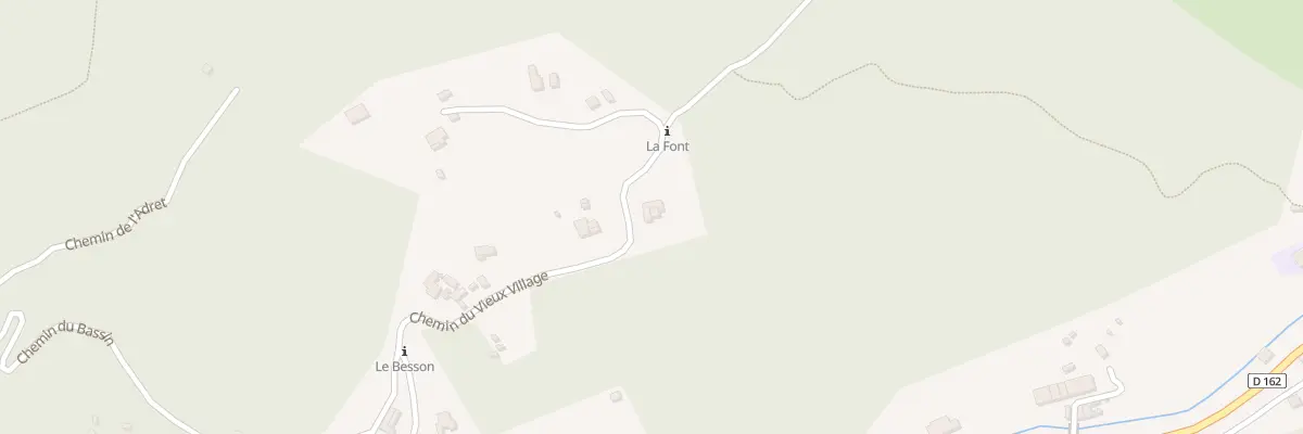 Plan du 280 Che du Vieux Village à Robiac-Rochessadoule