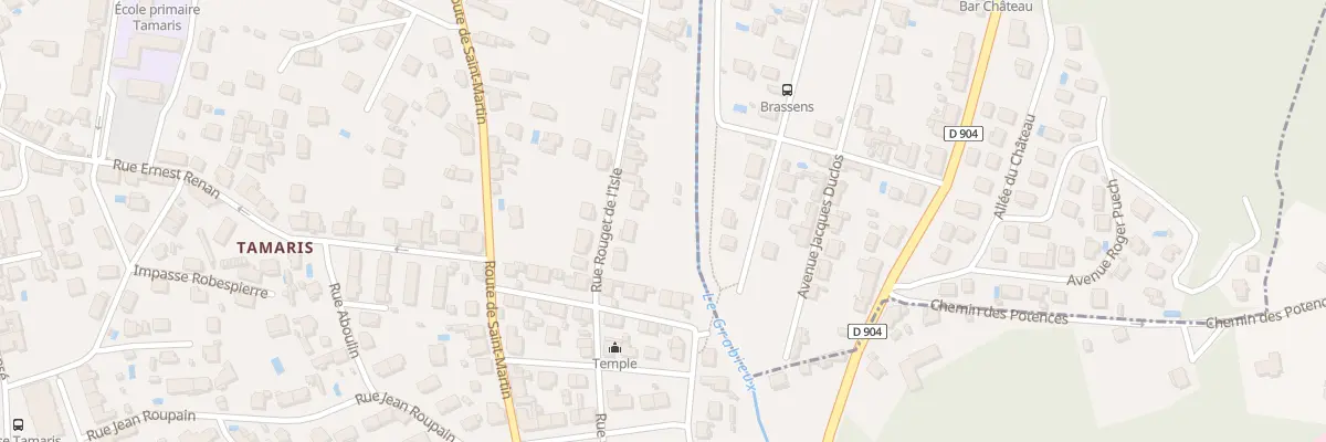 Plan du 37 Rue Rouget de l’Isle à Alès