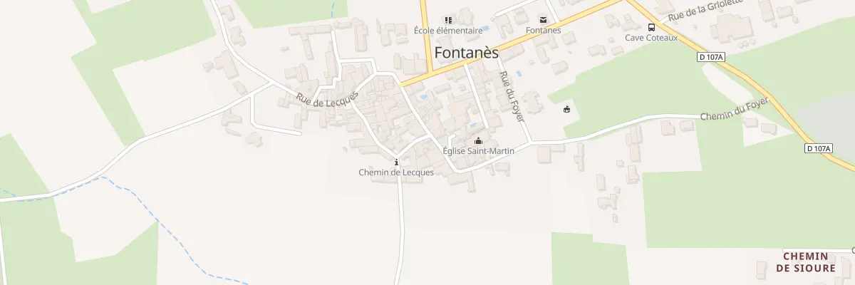 Plan du 5090 Rue de l’Église à Fontanès