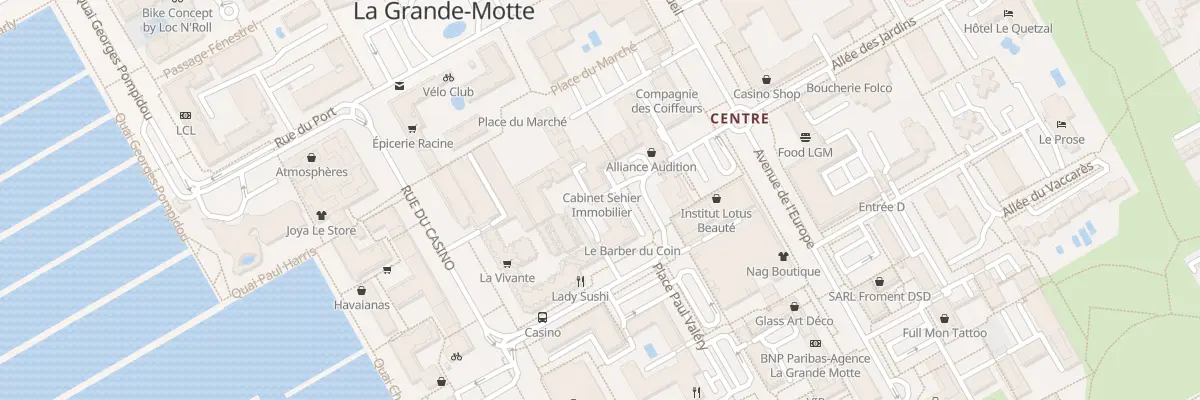 Plan du 168 Rue Frédéric Mistral à La Grande-Motte