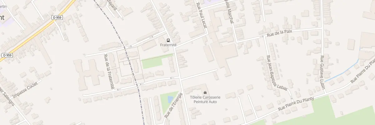 Plan du 318 Rue Victor Hugo à Jeumont