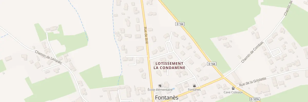 Plan du 26 Rue de la Condamine à Fontanès
