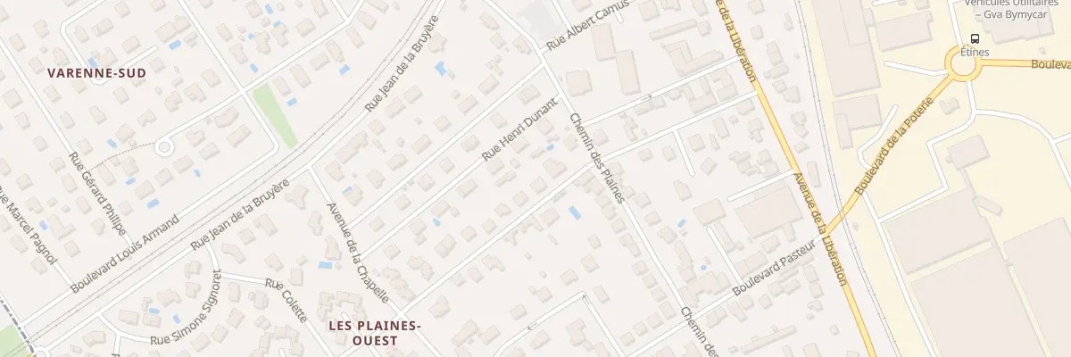 Plan du 14 Rue Georges Clémenceau au Coteau
