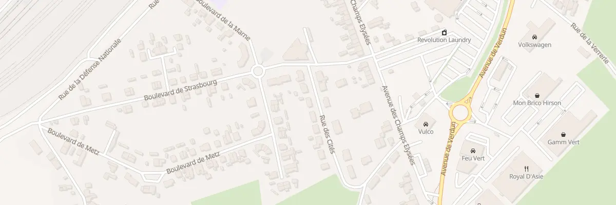 Plan du 6 Rue des Cités à Hirson