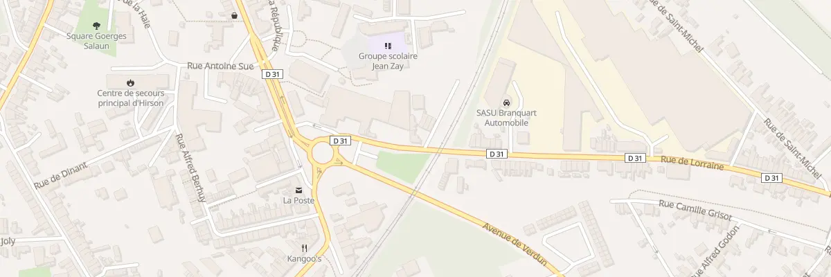 Plan du 15 Rue de Lorraine à Hirson