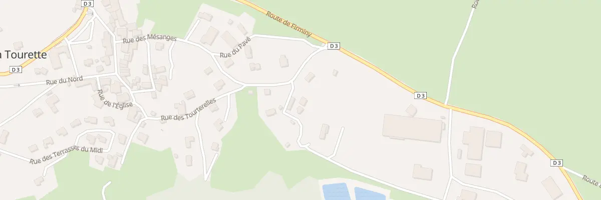 Plan du 5 Le Mas à La Tourette