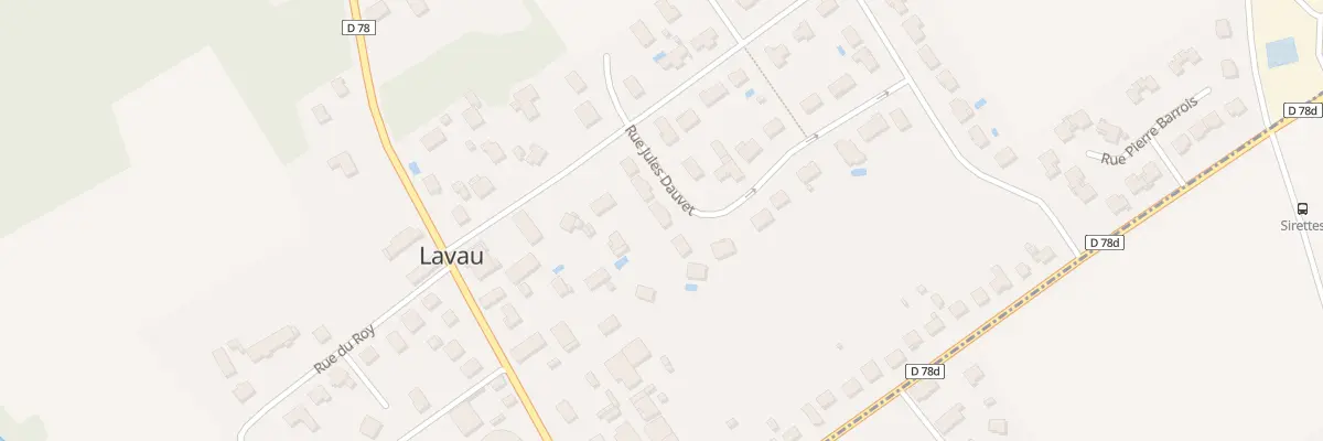 Plan du 6 Rue Jules Dauvet à Lavau