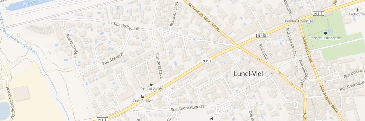 Plan du 374 Av de la République à Lunel-Viel