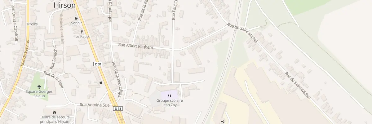 Plan du 48 Rue Albert Reghem à Hirson