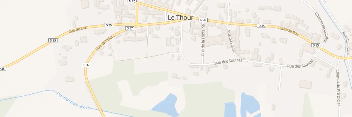 Plan du 5099 Le Thour Haut au Thour
