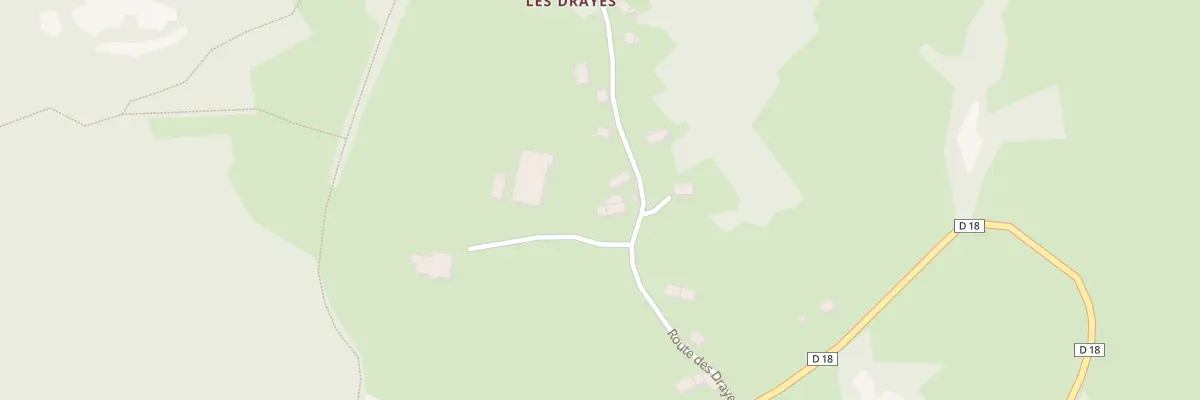Plan du 225 Rte des Drayes à Queyrières