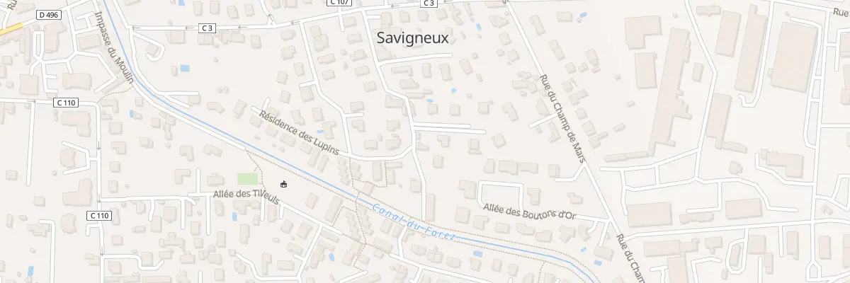 Plan du 15 Rue des Forges à Savigneux