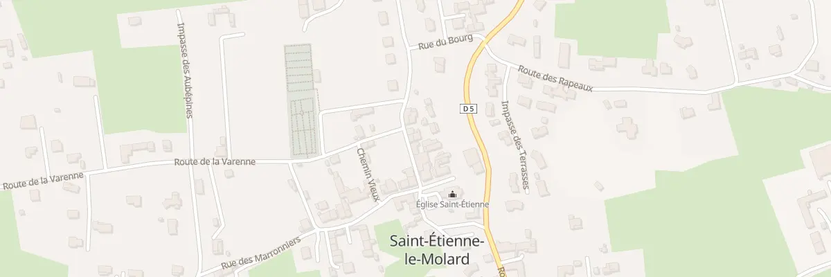 Plan du 52 Rue du Bourg à Saint-Étienne-le-Molard