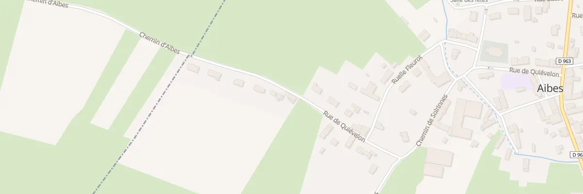 Plan du 23 Rue de Quiévelon à Aibes